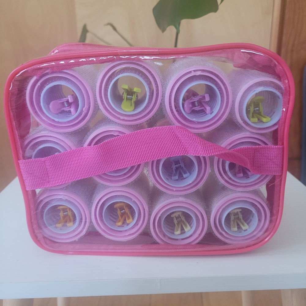 Marshalls Pink Hair Rollers Set